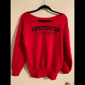 Firefighter girlfriend sweatshirt